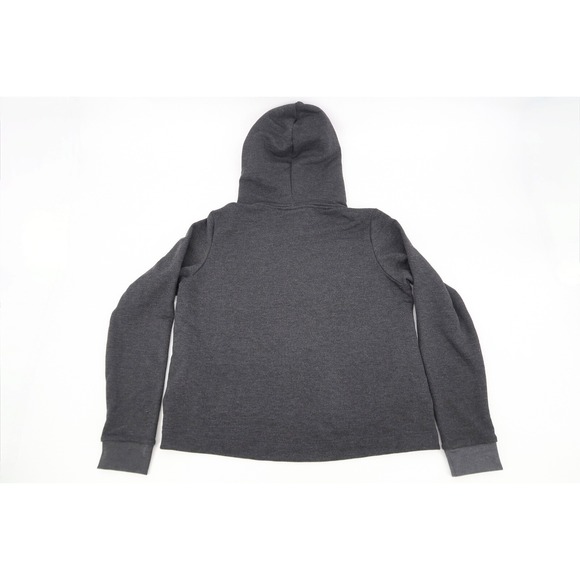 Free Fly Womens Medium Bamboo Fleece Cropped Hoodie Gray Athleisure‎ Yoga - Picture 6 of 10